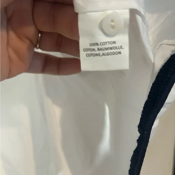 HD in Paris White Chemise with Black Trim - Picture 4 of 5